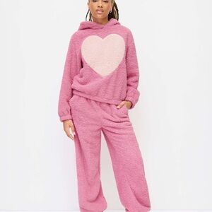 Cider Blush Fleece Lounge Set